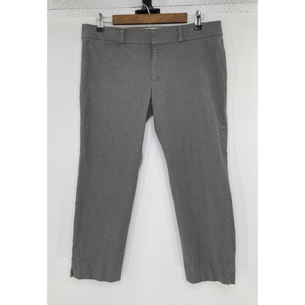 Banana Republic Women’s Sloan Light Gray Cropped Pants Size 12P